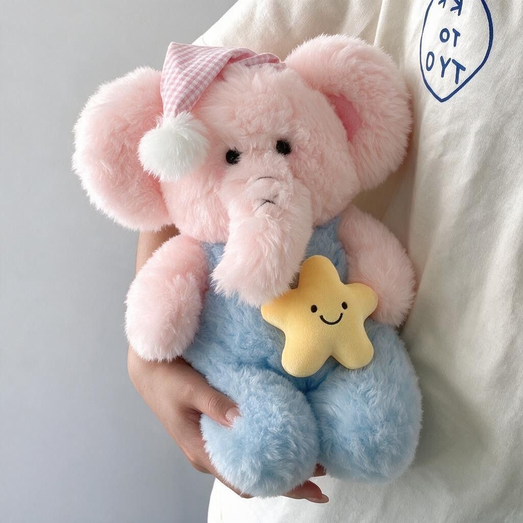 Healing Elephant Plush Toy Birthday Gift
