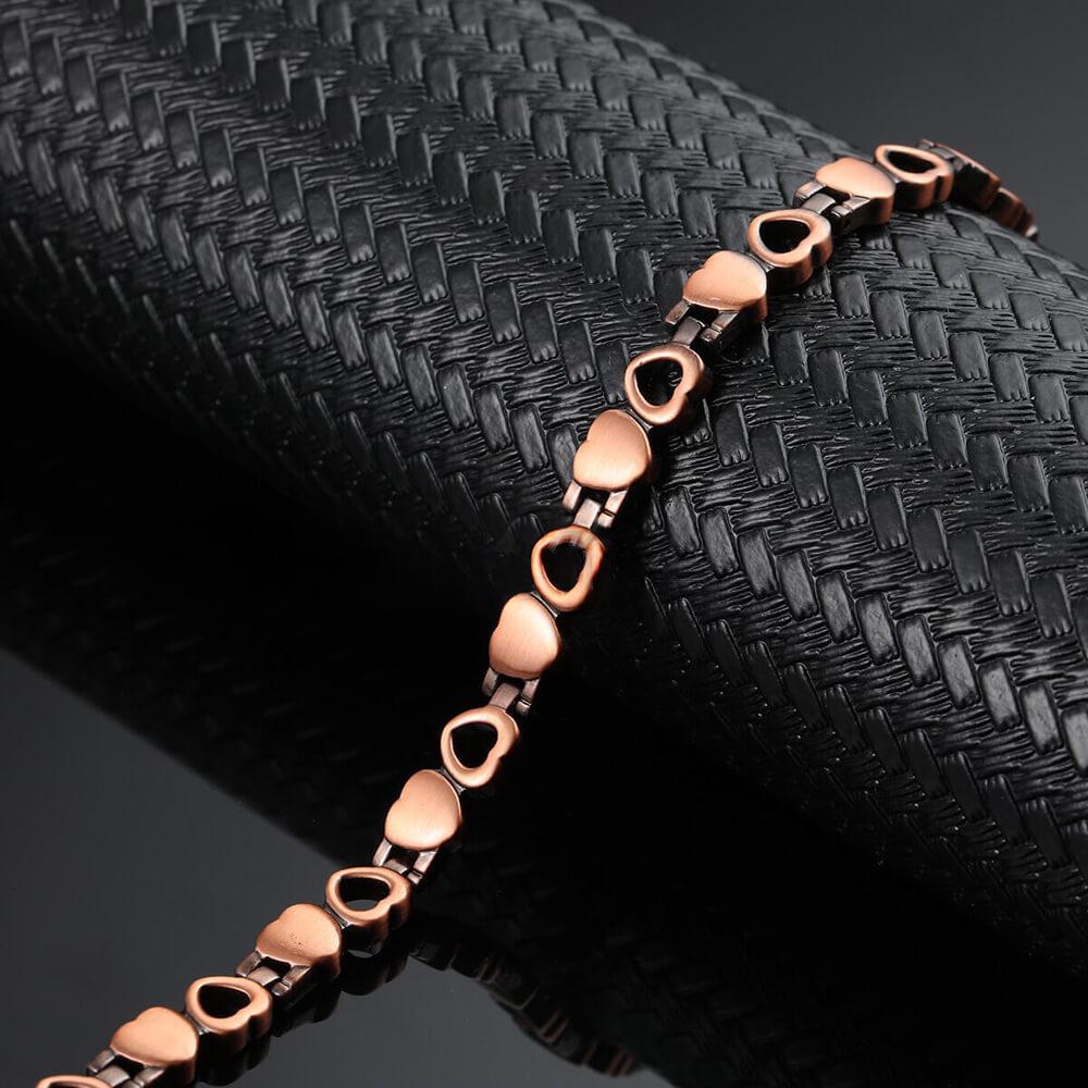 Women's Magnetic Red Copper Bracelet
