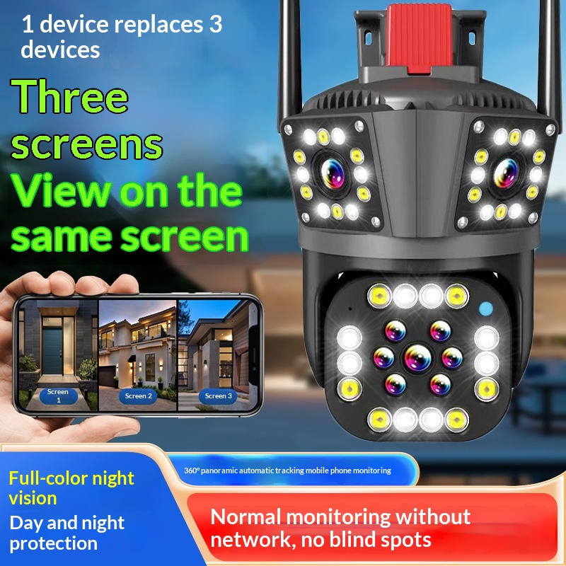 High definition Night Vision Outdoor 360 Panoramic Wireless Remote Smart Surveillance Camera