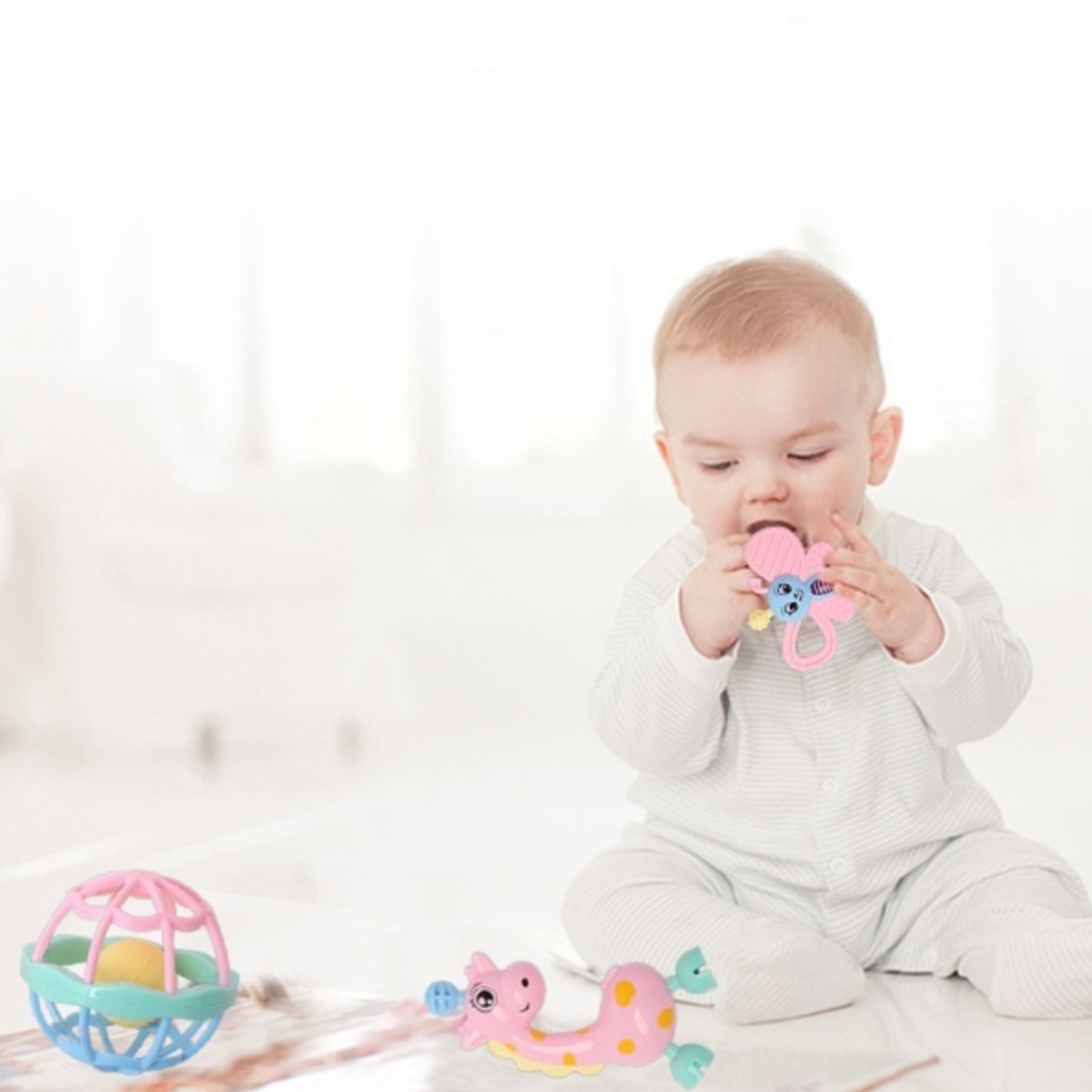 A Baby Rattle Set Educational Toy For Infants 0 1 Year Old Newborn