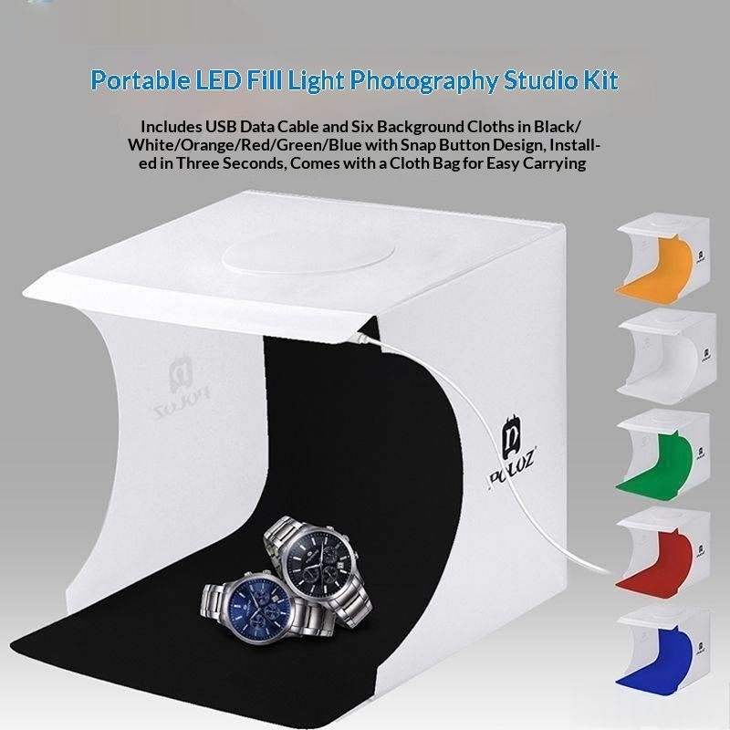 Foldable LED Mini Photo Studio