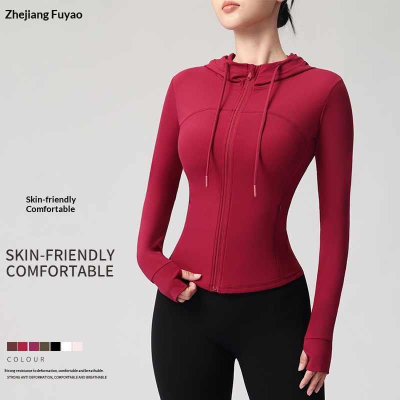 New Womens Yoga Jacket Long-sleeve Yoga Wear