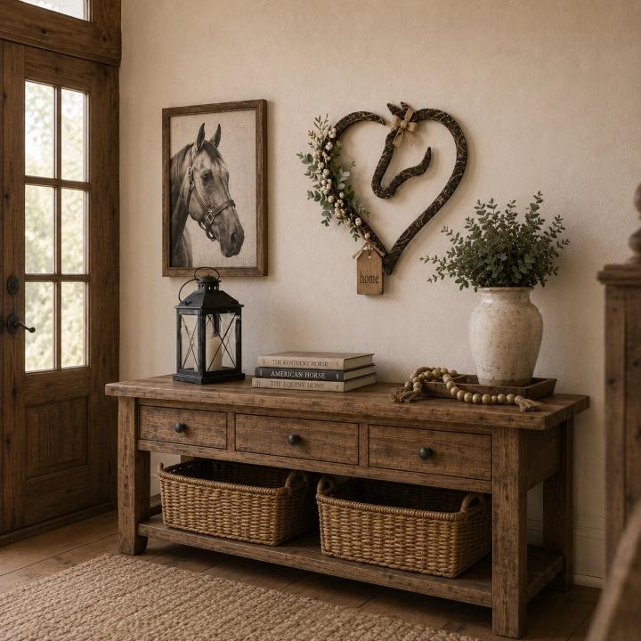 Wooden Wind Horse Wall Hanging, picture 3 of 4