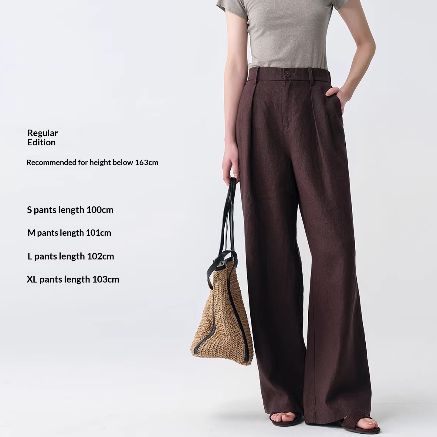 Relaxed-fit All-linen Trousers For Women (Natural Linen