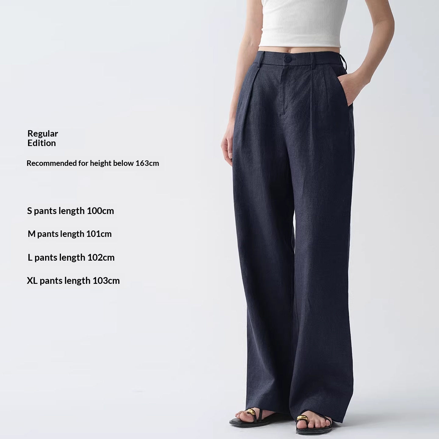 Relaxed-fit All-linen Trousers For Women (Natural Linen