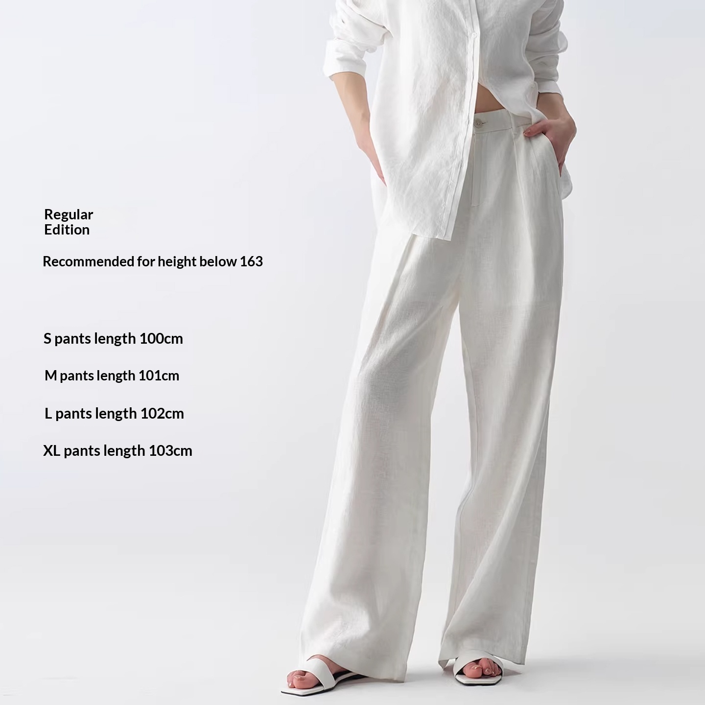 Relaxed-fit All-linen Trousers For Women (Natural Linen