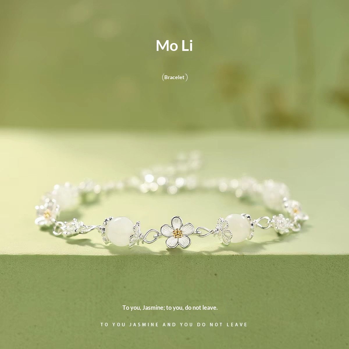Exquisite High-end Jasmine Flower Bracelet For Women