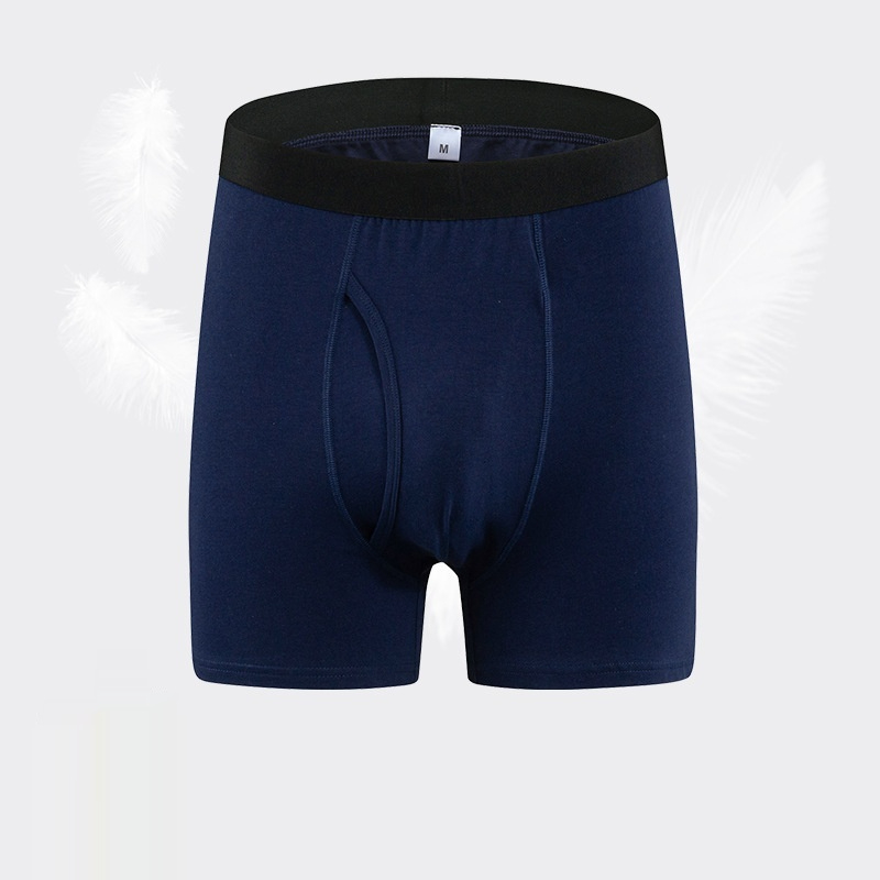 Mens Large-Size Cotton Boxer Briefs