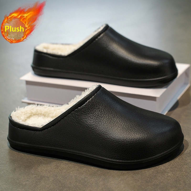 Non-slip Waterproof Fleece-lined Thickened Warm Outdoor Cotton Shoes For Couples 6