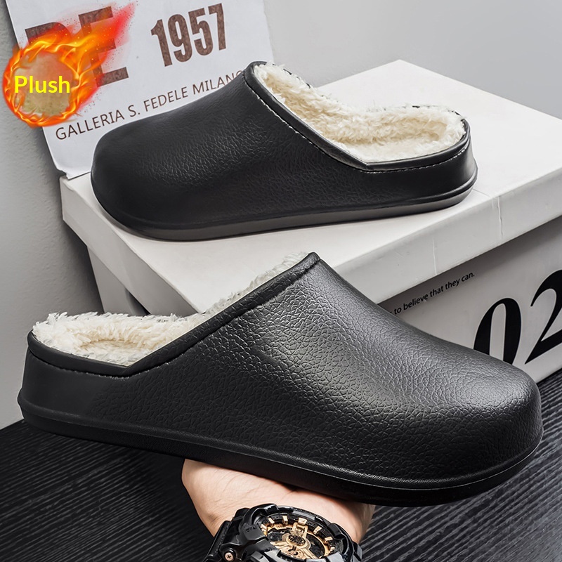 Non-slip Waterproof Fleece-lined Thickened Warm Outdoor Cotton Shoes For Couples 5