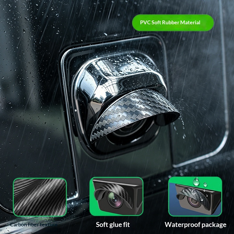 Car Rearview Camera Rain Cover 360 Degree View