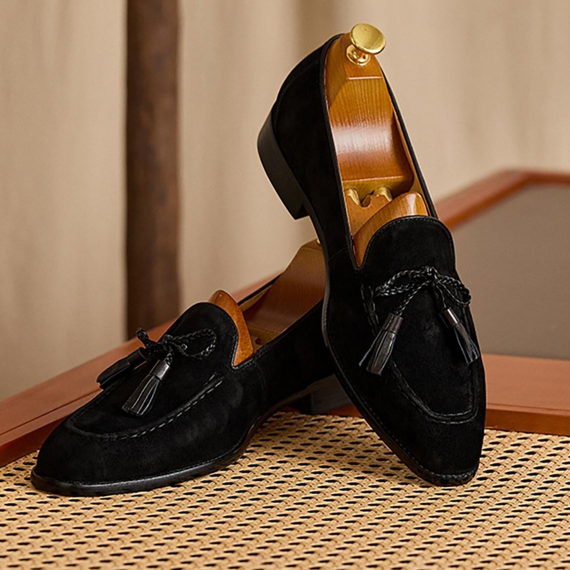High-quality Italian-style Tassel Loafer Slip-on Shoes