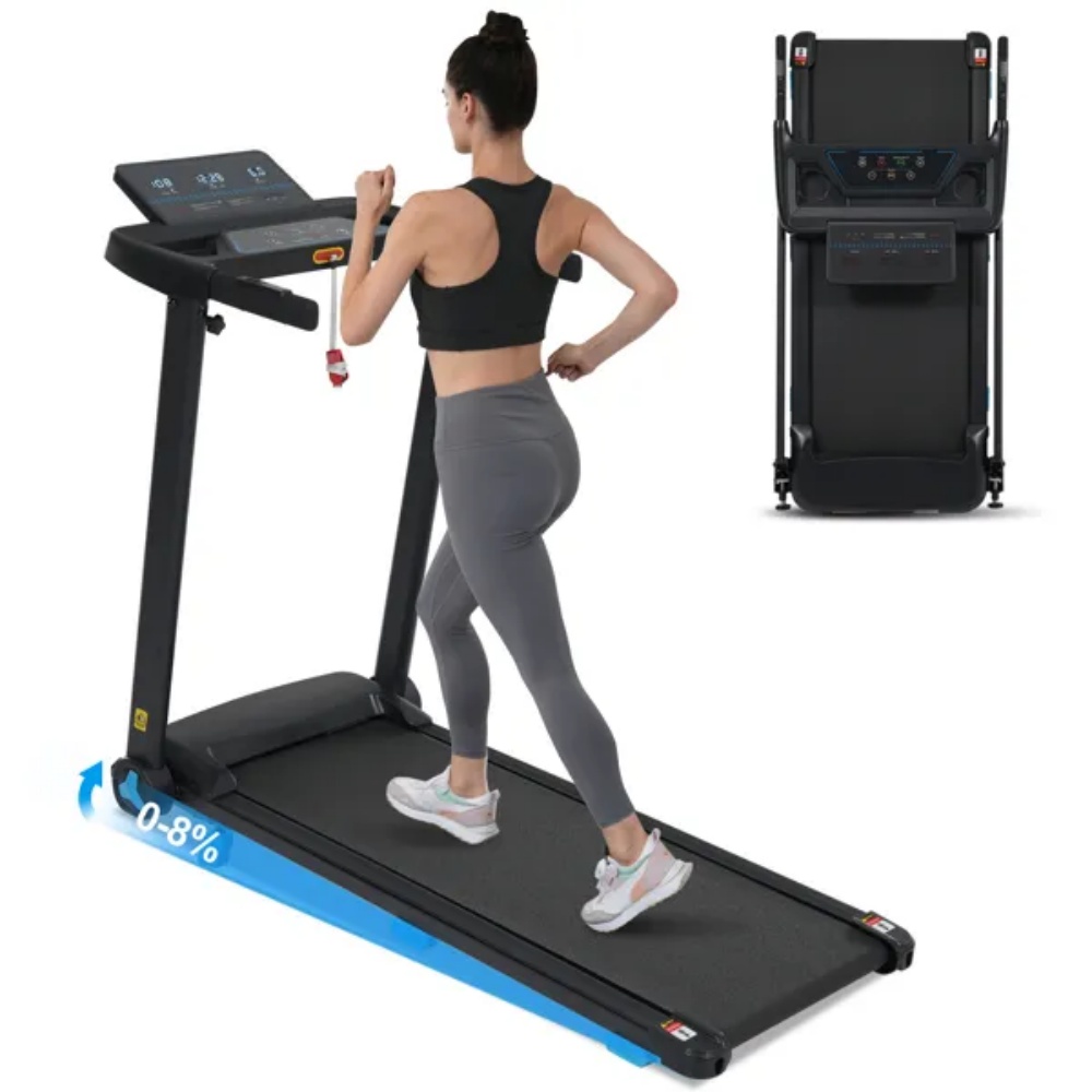 Treadmill With Incline, 3.0HP Quiet Foldable Treadmills For Home, 10.0MPH 300 LBS Weight Capacity Home… image 3
