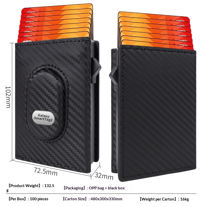 Mens Wallet Tracker With RFID Blocking