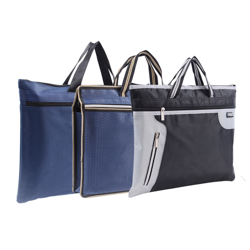 Multifunctional Zipper, Convenient To Carry And Store Document Bag