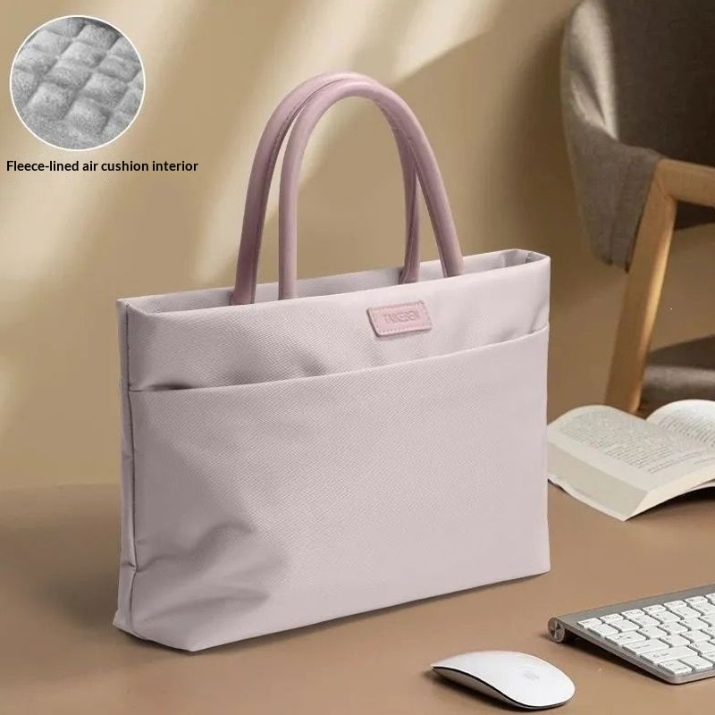 Solid Color Simple Lightweight Women's Laptop Bag 8