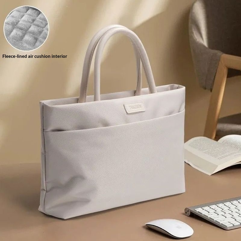Solid Color Simple Lightweight Women's Laptop Bag 7
