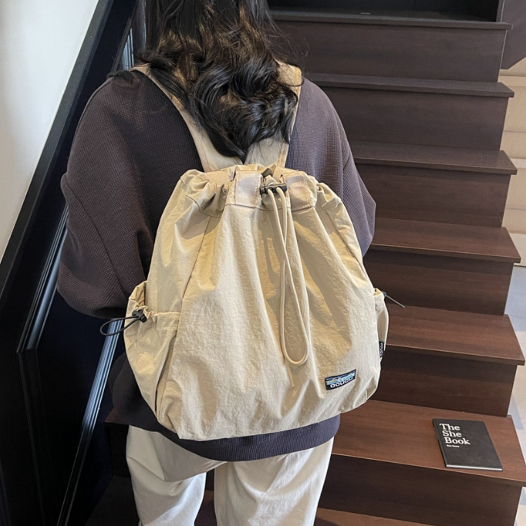 Solid Color Minimalism Lightweight Outdoor Travel Backpack