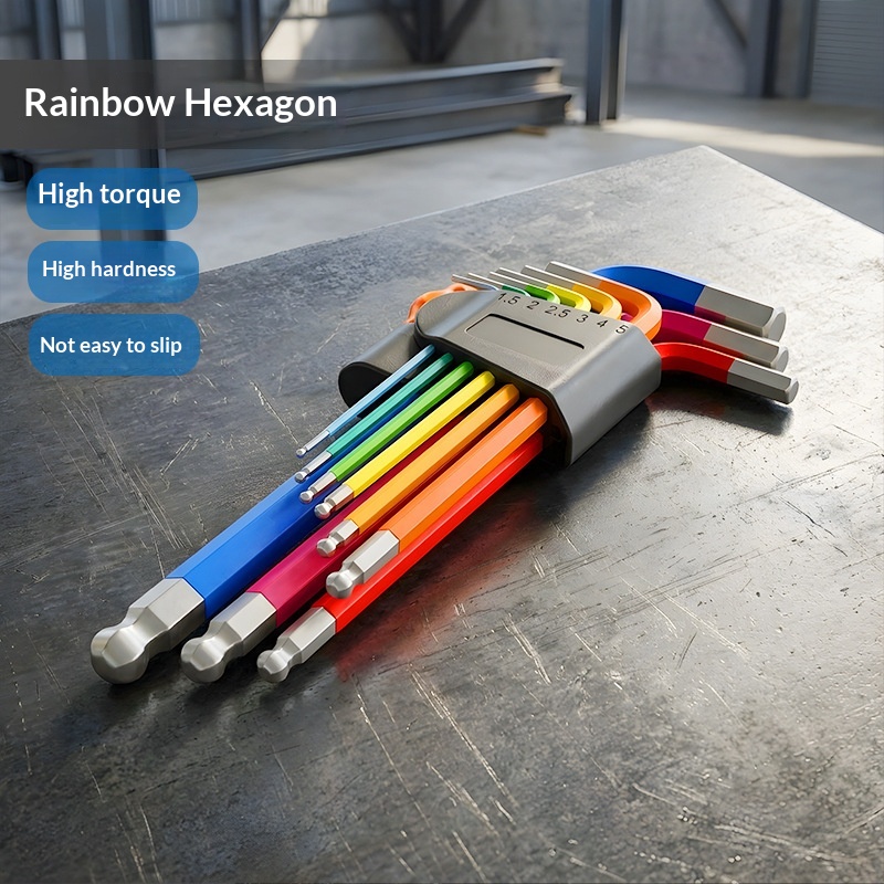 Rainbow Hexagon Set Screwdriver Tool