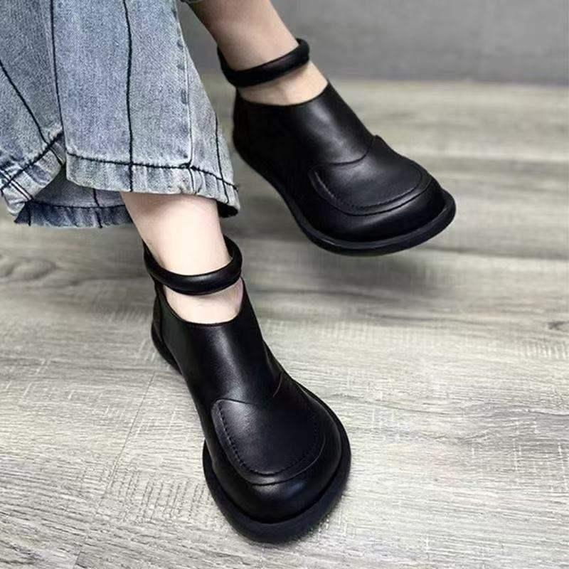 Womens Retro Handmade High-Top Shoes 2