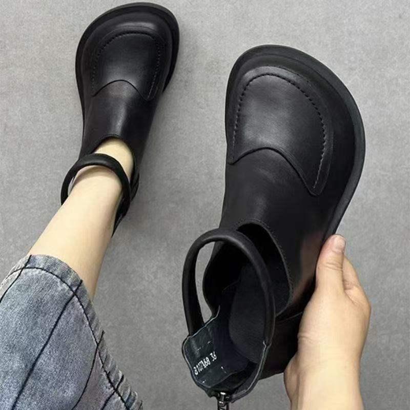 Womens Retro Handmade High-Top Shoes 5