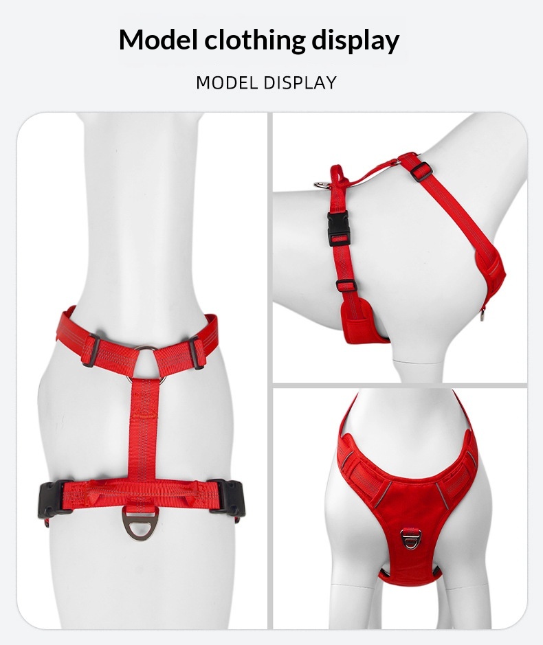H-shaped Breathable Dog Harness detail photo 7