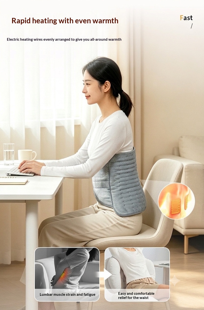 Ceinture Chauffante Taille 30x60 cm 75W 4
