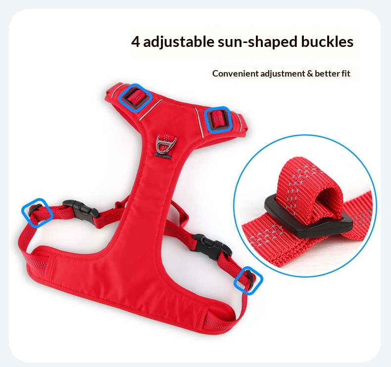H-shaped Breathable Dog Harness detail photo 2