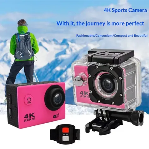 4K HD Waterproof Action Camera with Remote Control