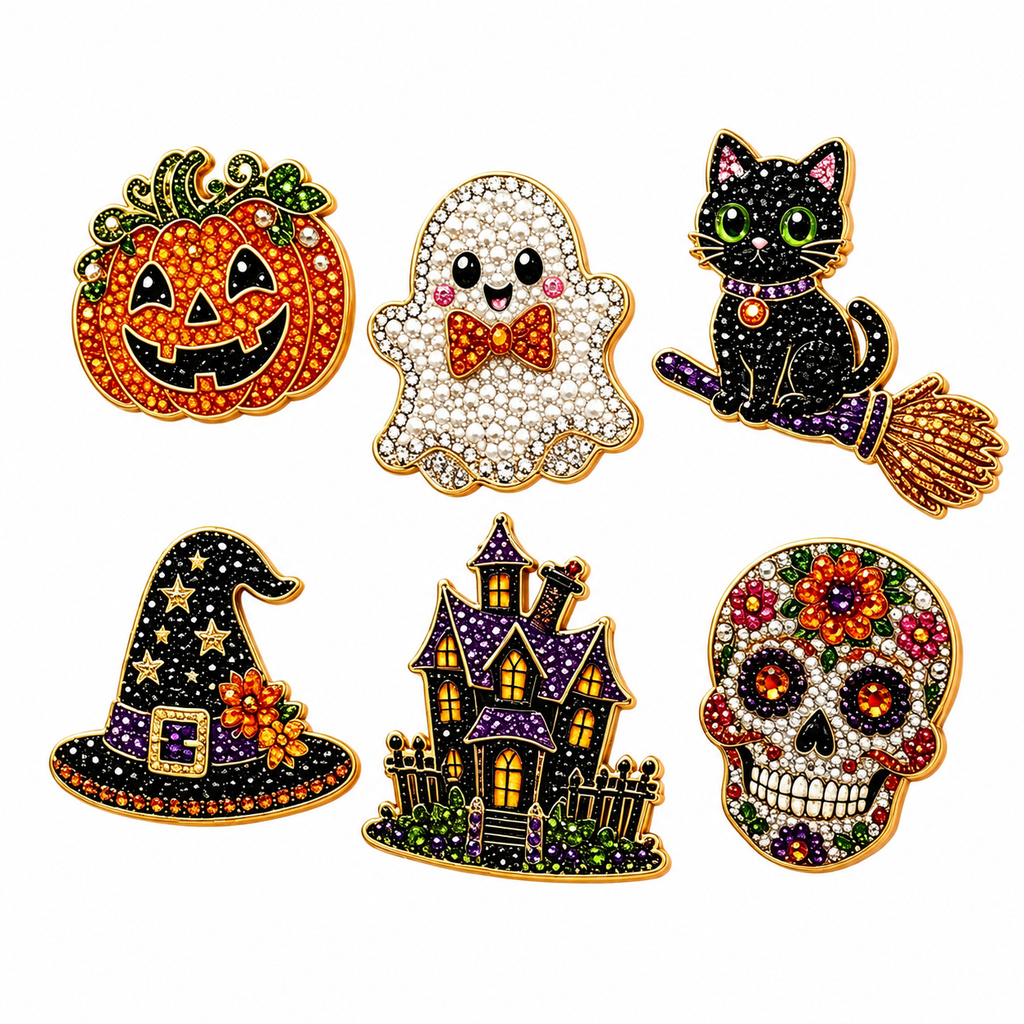 DIY Halloween Acrylic Magnet Kit