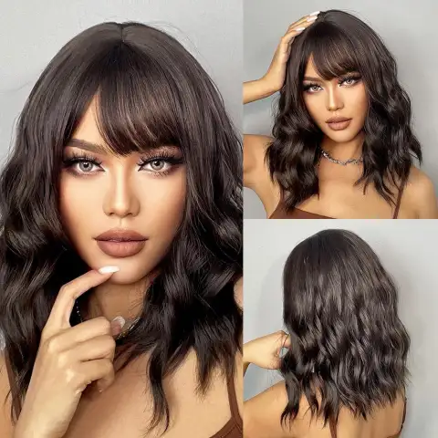 Wig with High Crown