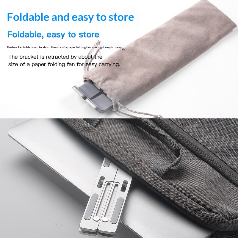 Laptop Stand, Aluminum Alloy Computer Stand, Adjustable-height Computer Stand 1