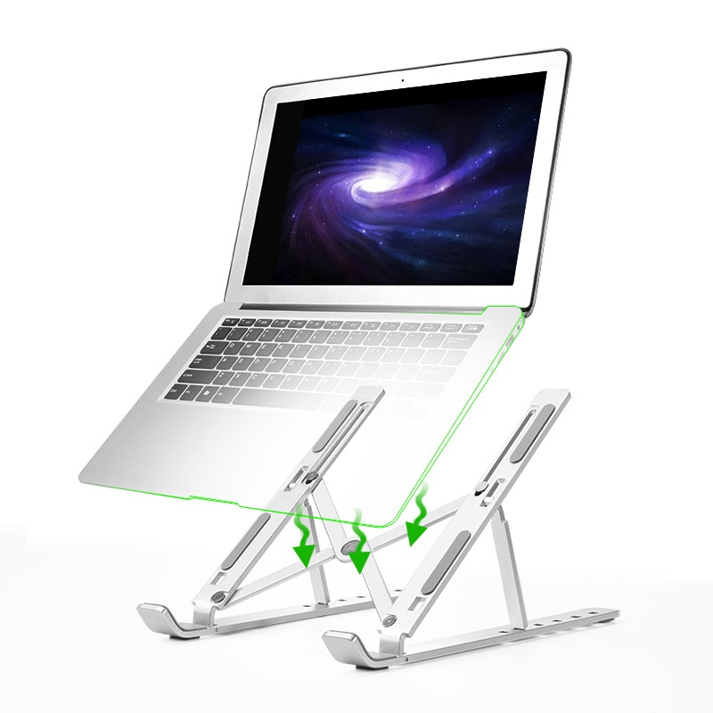 Laptop Stand, Aluminum Alloy Computer Stand, Adjustable-height Computer Stand 4