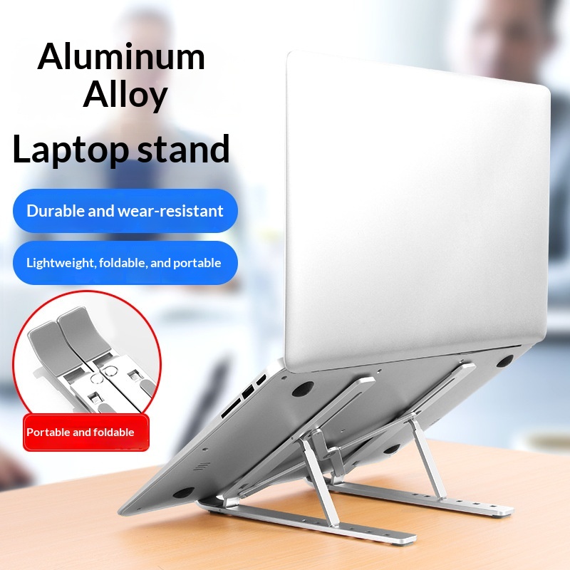 Laptop Stand, Aluminum Alloy Computer Stand, Adjustable-height Computer Stand