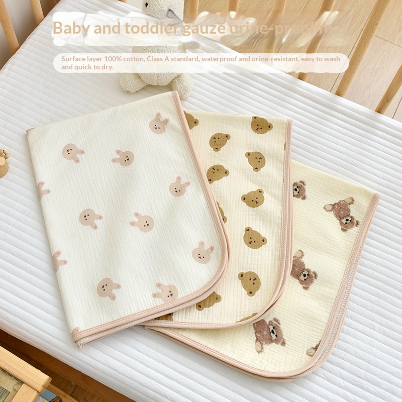 Newborn Baby Pure Cotton Waterproof Care Pad