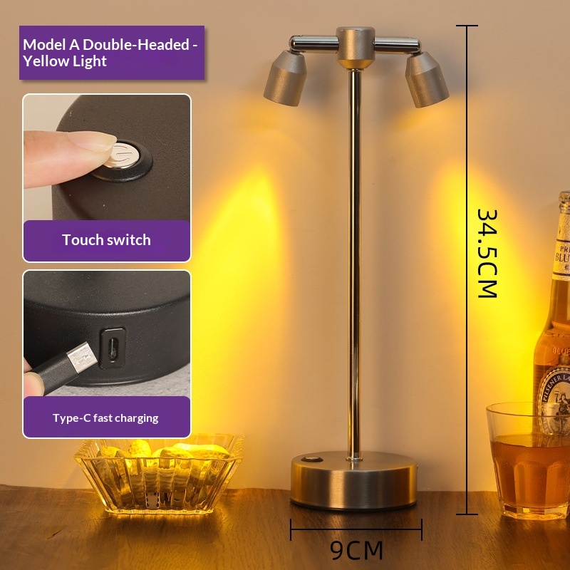 Card-Slot Bar Table Lamp, picture 5 of 12