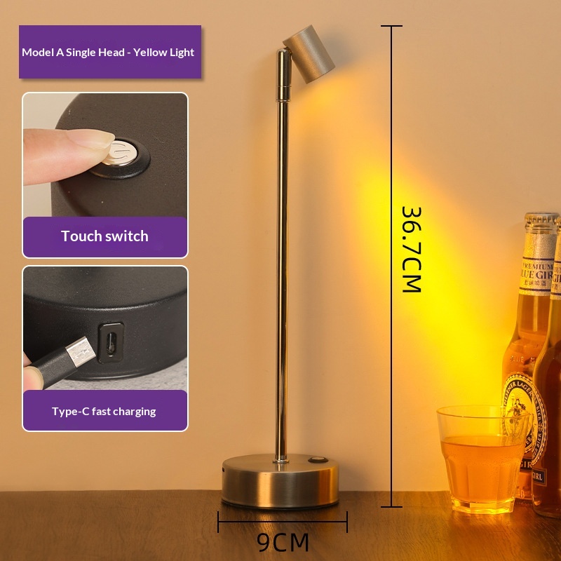 Card-Slot Bar Table Lamp, picture 2 of 12