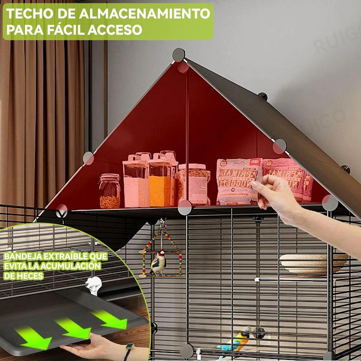 Breeding Cage Mynah Bird Display Cage Freely Combinable Birdcage detail photo 3