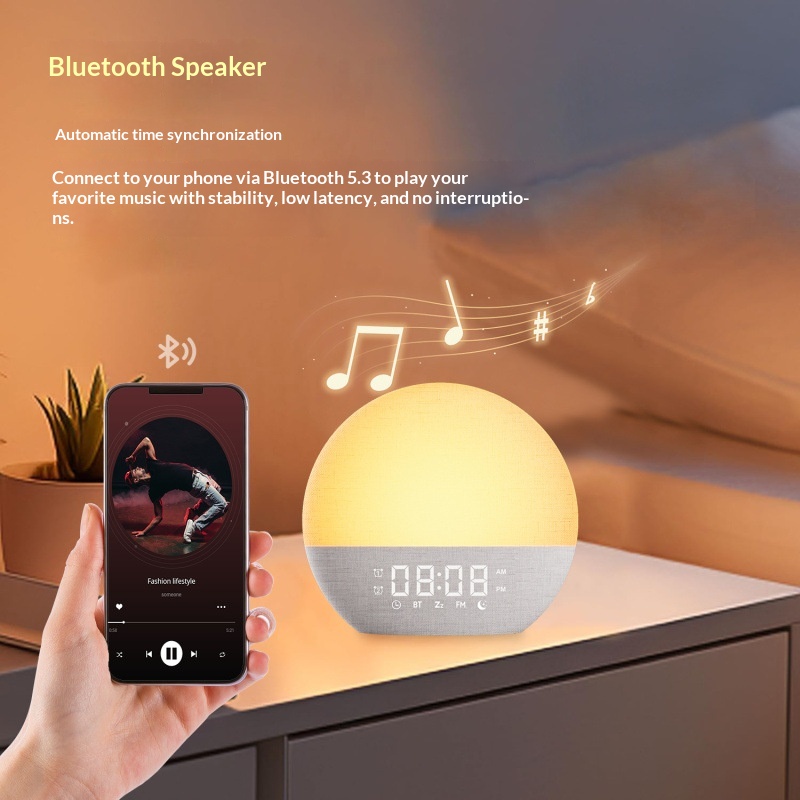 Sunrise-inspired Wake-up Light Clock Simulates A Colorful Sunset Ambiance
