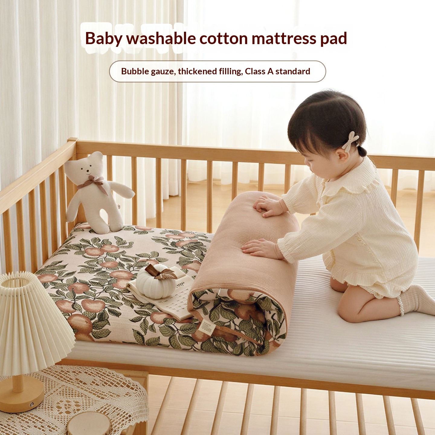 Infant Pure Cotton Mattress Pad Thickened All-cotton Mattress