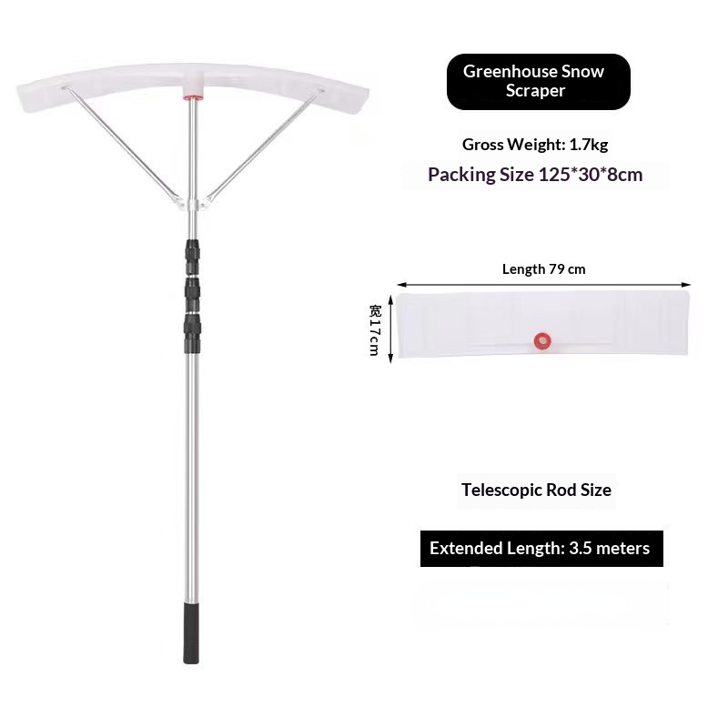 Extended Home Sunroom Snow Scraper 3