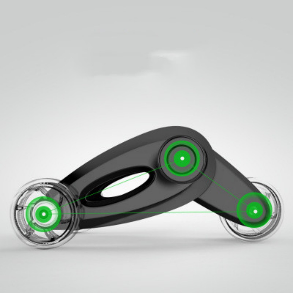 Foldable Abdominal Wheel Abdominal Muscle Wheel Roller Home Fitness Equipment - image 2