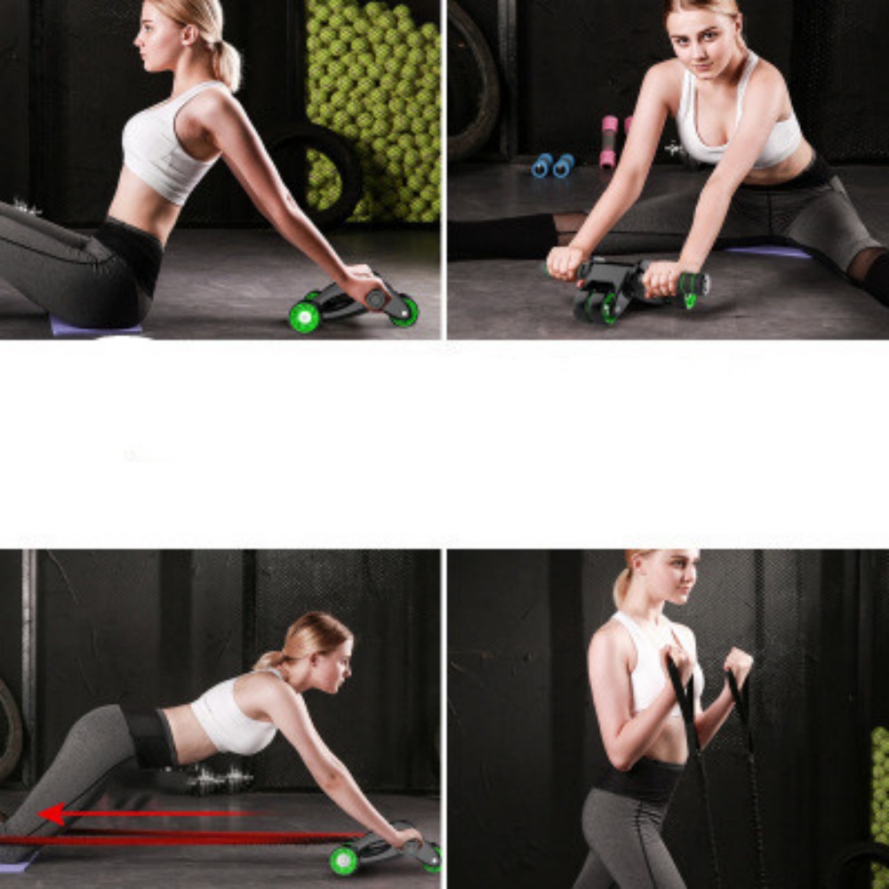 Foldable Abdominal Wheel Abdominal Muscle Wheel Roller Home Fitness Equipment - image 5