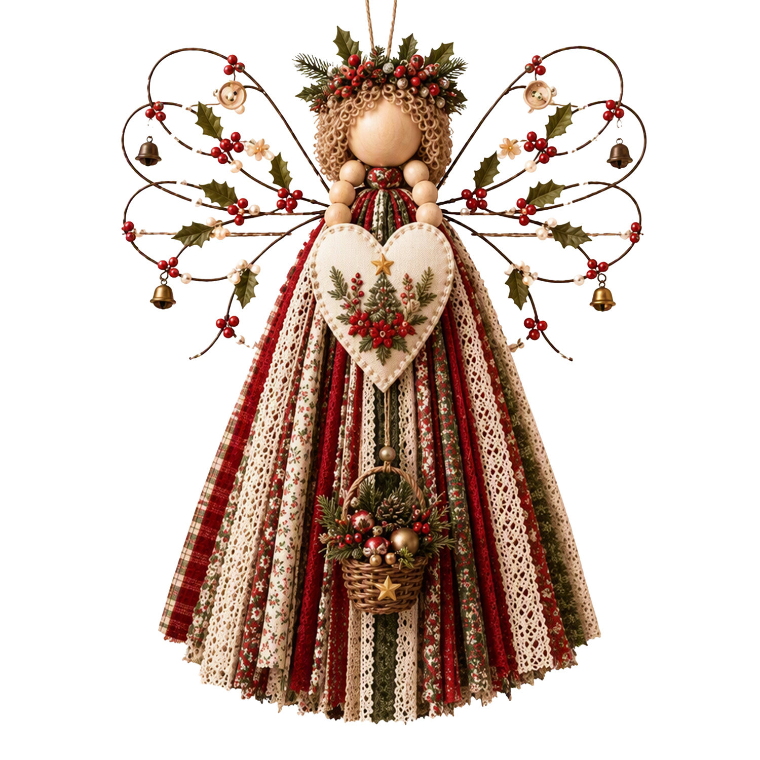 Angel Fabric Hanging DIY Kit