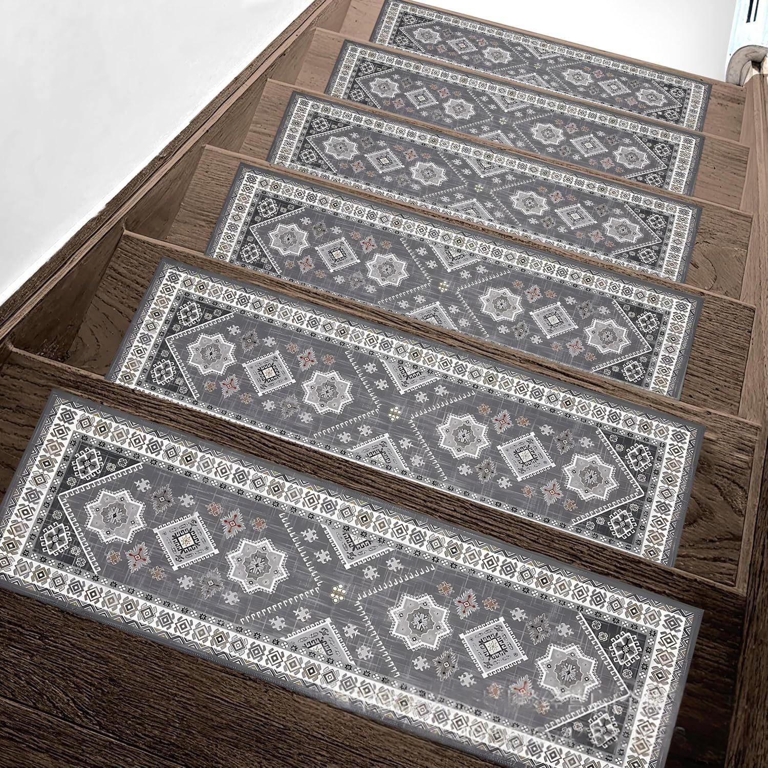 Bohemian-style Stair Matdirt-resistant Wear-resistant And Non-slip For Stairs