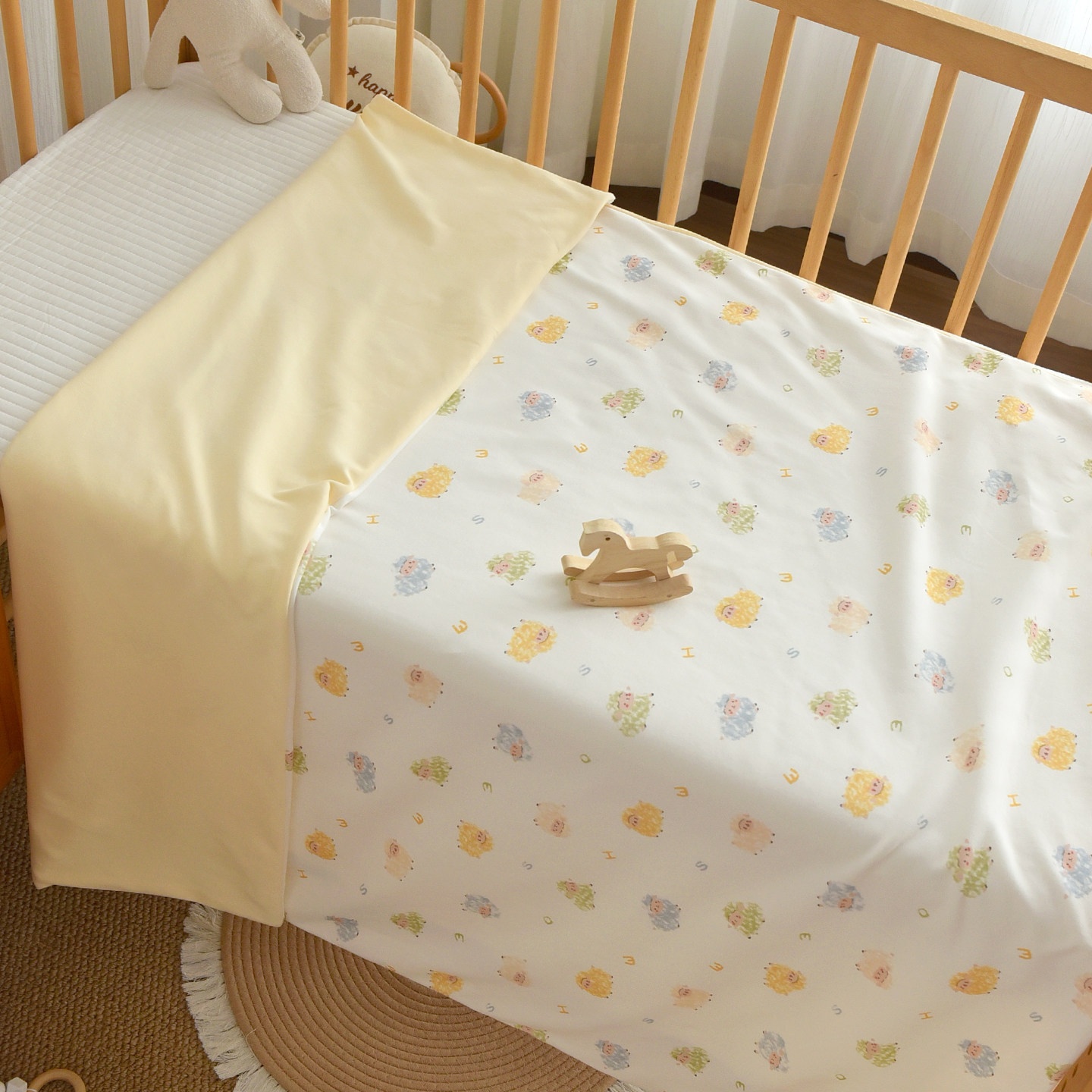 Infant And Toddler Duvet Cover Childrens Washable Bed Sheet