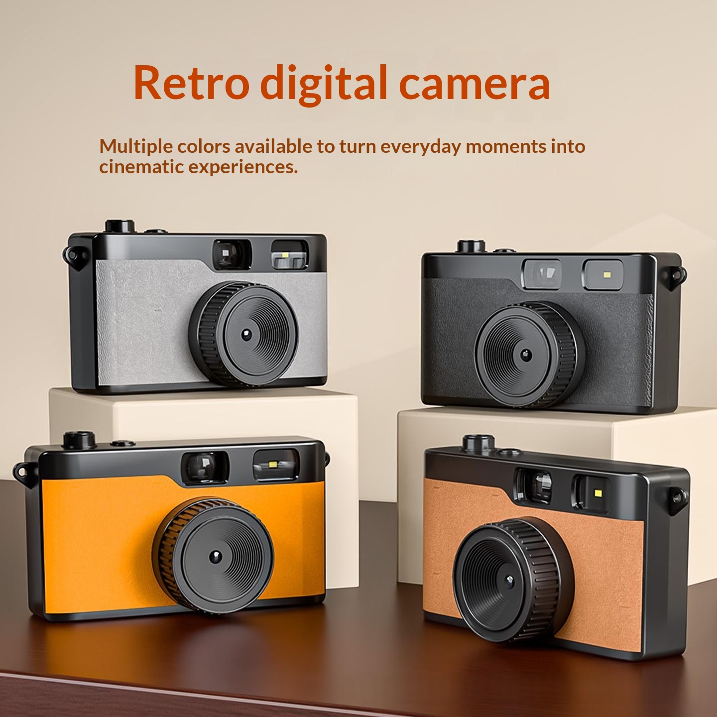 Retro Digital Camera High-definition And Portableperfect For Students