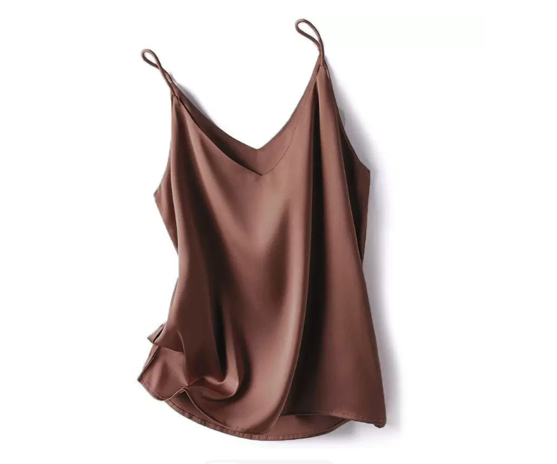 New Satin Pure Color All-matching Vest — image 17 of 18