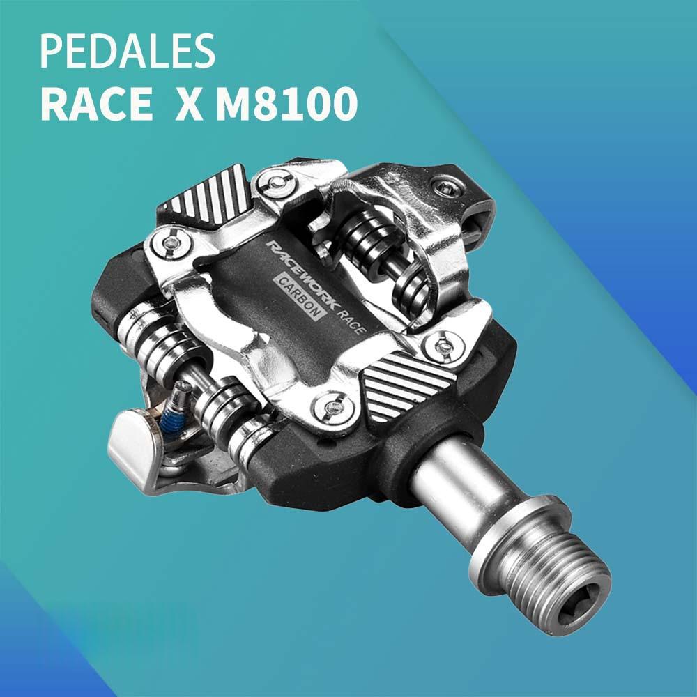 Mountain Bike Clipless Pedals, Ultra-lightweight, Self-locking