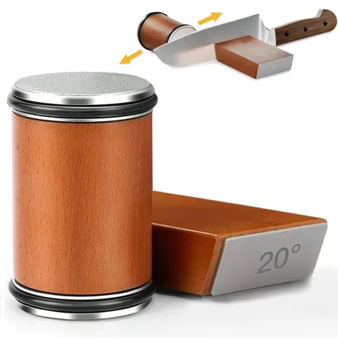 Rolling Knife Sharpener Double Sided Diamond Sharpening Stone 15